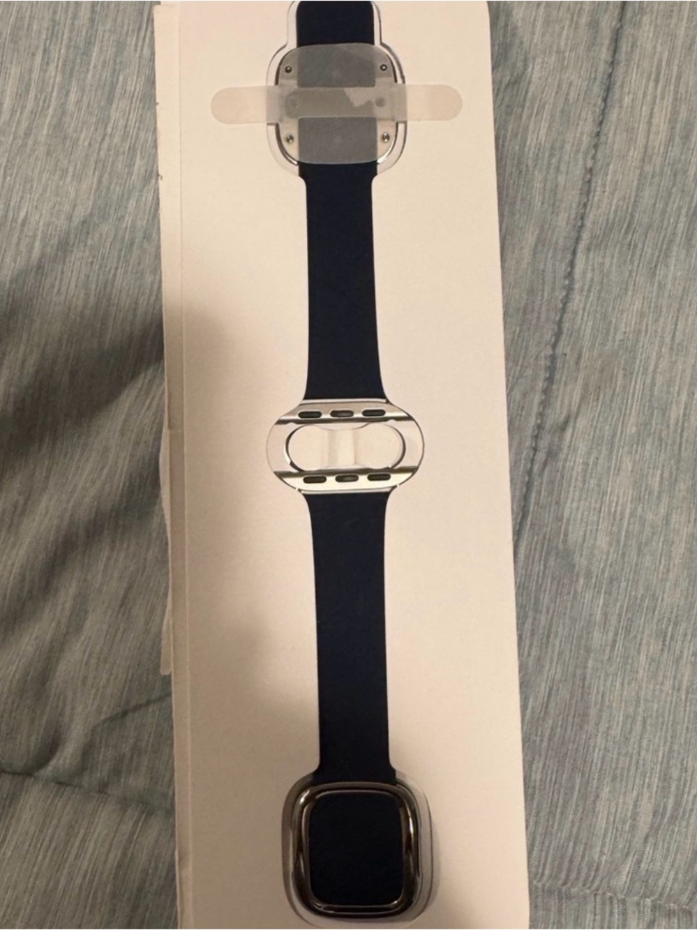 Apple Navy Silicone Smart Watch Band for Men